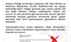 DMM: 'Ankara'da NATO Zirvesi süresince sağlık görevlilerinin idari izinli olacağına' dair iddialar doğru değildir