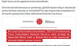 DMM: Dikmen Vadisi ve Botanik Parkı'nın Macron için kapatılacağı iddiası asılsız