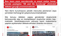 DMM'den '25 yeni ilin kurulacağı' iddialarına yalanlama