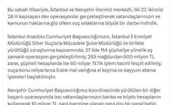 'Dolandırıcılık' ve 'yasa dışı bahis' soruşturmalarında 221 gözaltı kararı