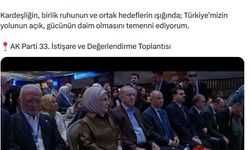 Emine Erdoğan'dan 'AK Parti İstişare ve Değerlendirme Toplantısı'na ilişkin paylaşım