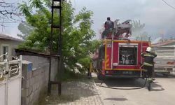Erzincan'da tek katlı evde yangın