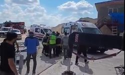 Eskişehir'de taş kırma kuyusuna düşen 2 işçi yaralandı