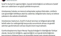 İletişim Başkanı Duran: İsrail'in, Suriye'nin egemenliğini hedef alan saldırılarını kınıyorum