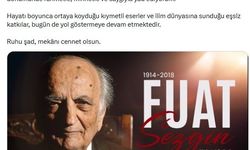 İletişim Başkanı Duran, Prof. Dr. Fuat Sezgin'i andı