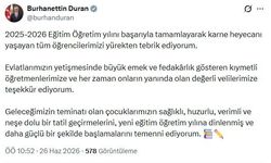 İletişim Başkanı Duran: Tüm öğrencilerimizi yürekten tebrik ediyorum