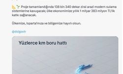 Isparta Atabey Sulaması Yenileme Projesi'nde sona yaklaşıldı