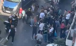 Kağıthane'de hatalı sollama kazası kamerada
