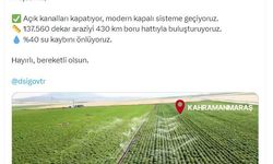 Kahramanmaraş'a 4 milyar liralık sulama yenileme projesi