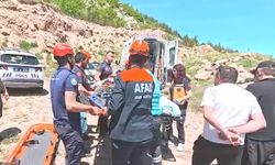 Kayseri'de kayalıklardan düşen kişi yaralandı