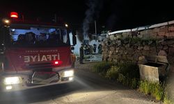 Kayseri'de metruk evde çıkan yangın söndürüldü