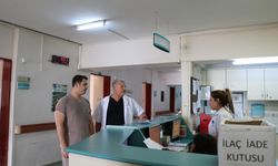 Kendisi gibi doktor olan babasına hastanede sürpriz Babalar Günü kutlaması