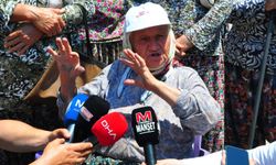 Manisa'da köylülerden 'mezarlık' eylemi