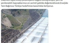 Mayısta elektrik üretiminin yüzde 43,1'i hidroelektrik santrallerinden sağlandı