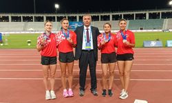 Milli atletler, takım halinde Balkan Şampiyonu oldu