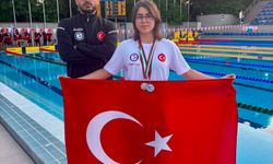 Muğlalı yüzücü Defne'den Avrupa'da tarihi başarı