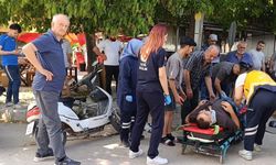 Otomobille çarpışan motosikletin sürücüsü yaralandı