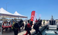 Saros'ta denizden araç lastikleri ile plastik atıklar çıktı