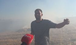 Silivri'de otluk alanda çıkan yangın iş yerine sıçradı