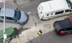 Sultangazi'de iş yerine silahlı saldırı kamerada
