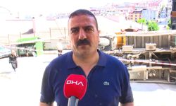 Sultangazi'de rampada kayan kamyonet, park halindeki otomobilin üzerine devrildi