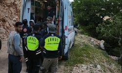 Süt sağarken rahatsızlanan kadın, katırla ambulansa ulaştırıldı
