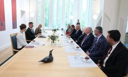 TBMM Başkanı Kurtulmuş, Finlandiya Cumhurbaşkanı Stubb tarafından kabul edildi
