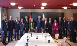 TBMM Başkanı Kurtulmuş, İsveç'te Süryani toplumu temsilcilerini kabul etti