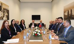 TBMM Başkanı Kurtulmuş, KKTC Cumhuriyet Meclisi Başkanı Öztürkler ile görüştü
