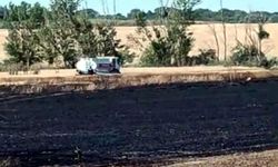Tekirdağ'da 50 dekar ekili buğday yandı
