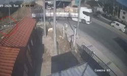 TIR'a çarpan otomobilin sürücüsünün öldüğü kaza kamerada