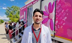 Tunceli'de Mobil Kanser Tarama Aracı erken teşhis için köy yollarında