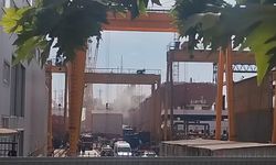 Tuzla'da tersanede gemide yangın-1