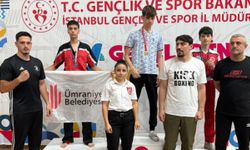 Ümraniye Belediyesi Kick Boks Takımı İstanbul Seçmeleri'nde 4 madalya elde etti
