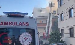 Yangın çıkan daire, kullanılamaz hale geldi