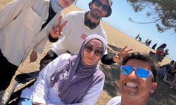 Yürüme engelli Münire, yamaç paraşütü ile uçma hayalini gerçekleştirdi