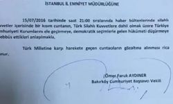 15 Temmuz gecesi ilk gözaltı talimatlarını veren dönemin başsavcıvekili Aydıner, yaşananları anlattı