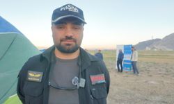 Ağrı Dağı eteklerinde sıcak hava balonuyla uçuş yapıldı