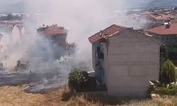 Anız yangınında 20 dönüm tarım arazisi zarar gördü