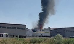 Ankara'da fabrika yangını