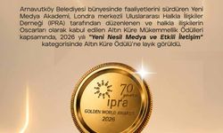 Arnavutköy Belediyesi Yeni Medya Akademisi'ne IPRA Altın Küre Ödülü