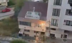 Arnavutköy'de elektrik direğinde yaşanan patlamalar paniğe neden oldu