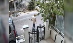 Avcılar'da binanın korkuluğunu söküp çaldı; bahçe kapısından yürüyerek çıktı