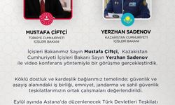 Bakan Çiftçi, Kazakistanlı mevkidaşı Sadenov ile görüştü