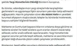 Bakan Gürlek: Yargı Hizmetlerinin Etkinliği Bürolarını kuruyoruz