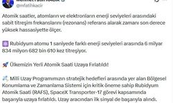 Bakan Kacır: Ülkemizin yerli atomik saati uzaya fırlatıldı