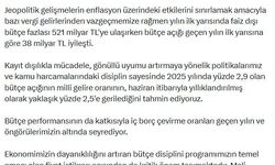 Bakan Şimşek: Bütçe açığı 38 milyar TL iyileşti