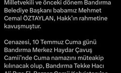 Bandırma eski Belediye Başkanı Öztaylan vefat etti