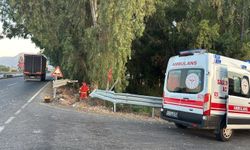 Bariyerlere çarpıp şarampole yuvarlanan otomobilin sürücüsü öldü