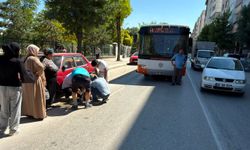 Belediye otobüsünün çarptığı 7 yaşındaki çocuk yaralandı